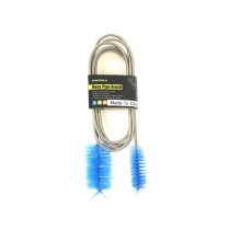 Dymax Hose Aquarium Filter Pipe Brush Cleaner Stainless Steel Long Tube Cleaning Brush for Fish Tank