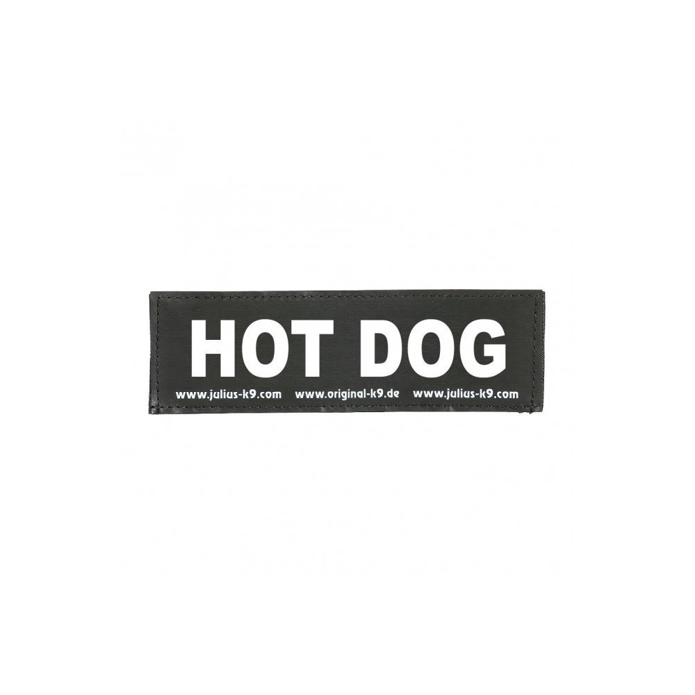 Julius-K9 Hot Dog Patch, Durable, Large