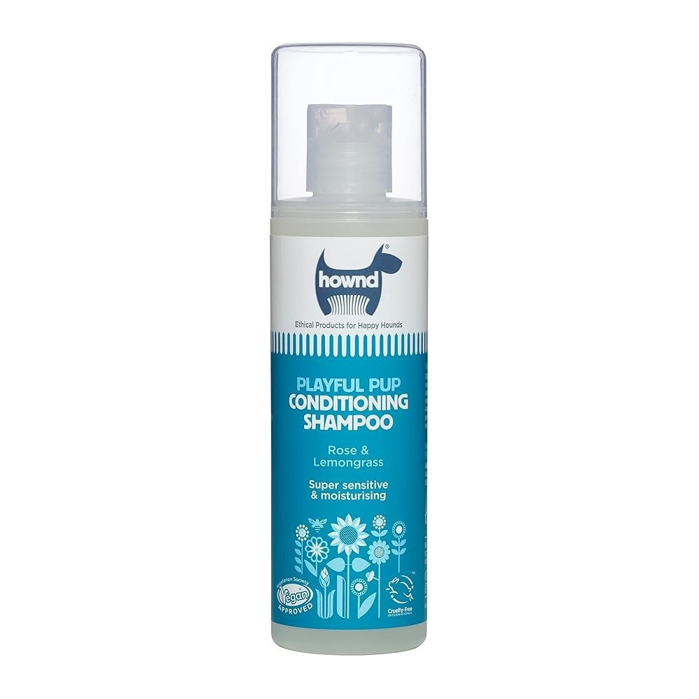 Hownd Playful Conditioning Shampoo for Puppies And Adult Dogs Vegan Formula