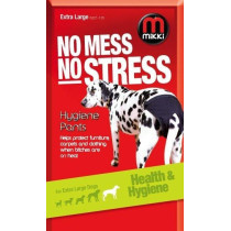 Mikki Hygiene Pants Knickers And Period Pads For Female Bitches On Heat, X Large, Black