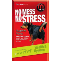 Hygiene Pants Knickers And Period Pads For Female Bitches On Heat, X Small, Black