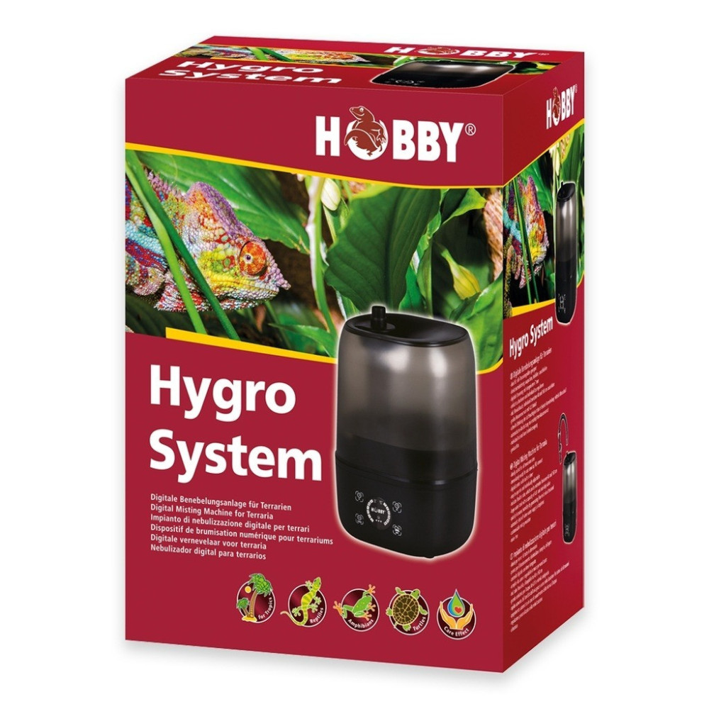 Hobby Hygro System Digital Adjustment System for Terrarium, Black
