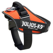 Julius-K9 IDC High Visibility Powerharness, UV Orange, Size 1