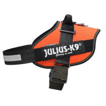 Julius-K9 IDC High Visibility Powerharness, UV Orange, Size 3