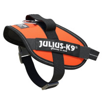 Julius-K9 IDC High Visibility Powerharness, UV Orange, Size Mini-Mini