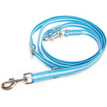 Julius-K9 IDC Lumino Adjustable Dog Leash Aquamarine / Width 1.9 cm & Length 2.2 Meter
