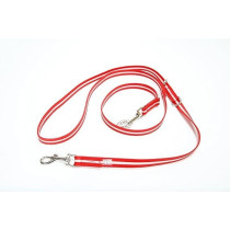 Julius-K9 IDC Lumino Adjustable Leash, Red, Width 1.9 cm And Length 2.2 Meter
