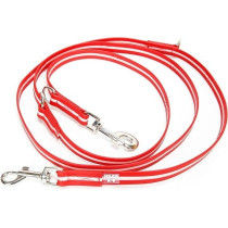 Julius-K9 IDC Lumino Adjustable Leash, Red, Width 1.9 cm And Length 2.2 Meter