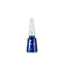 Flormar Pearly Nail Enamel With New Improved Formula And Thicker Brush, PL433 Deep Blue
