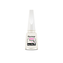 Flormar Pearly Nail Enamel With New Improved Formula And Thicker Brush, 227 Milk Foam