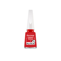 Flormar Pearly Nail Enamel With New Improved Formula And Thicker Brush, 380 Pomegranate Flower, New