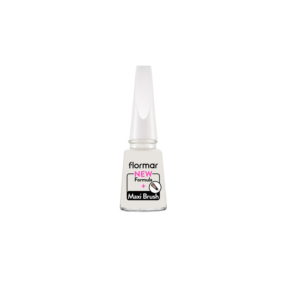 Flormar Pearly Nail Enamel With New Improved Formula And Thicker Brush, 412 Sea Foam, New
