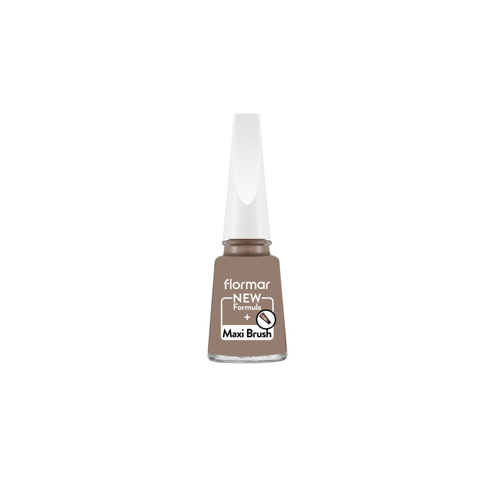 Flormar Classic Nail Enamel Nail Polish, 508 Minky Brown