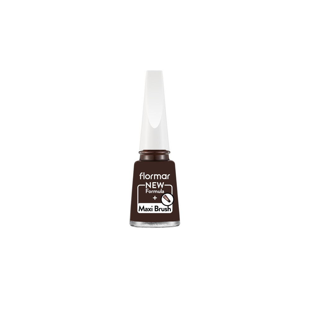Flormar Classic Nail Enamel Nail Polish, 514 Bitter Cocoa, New