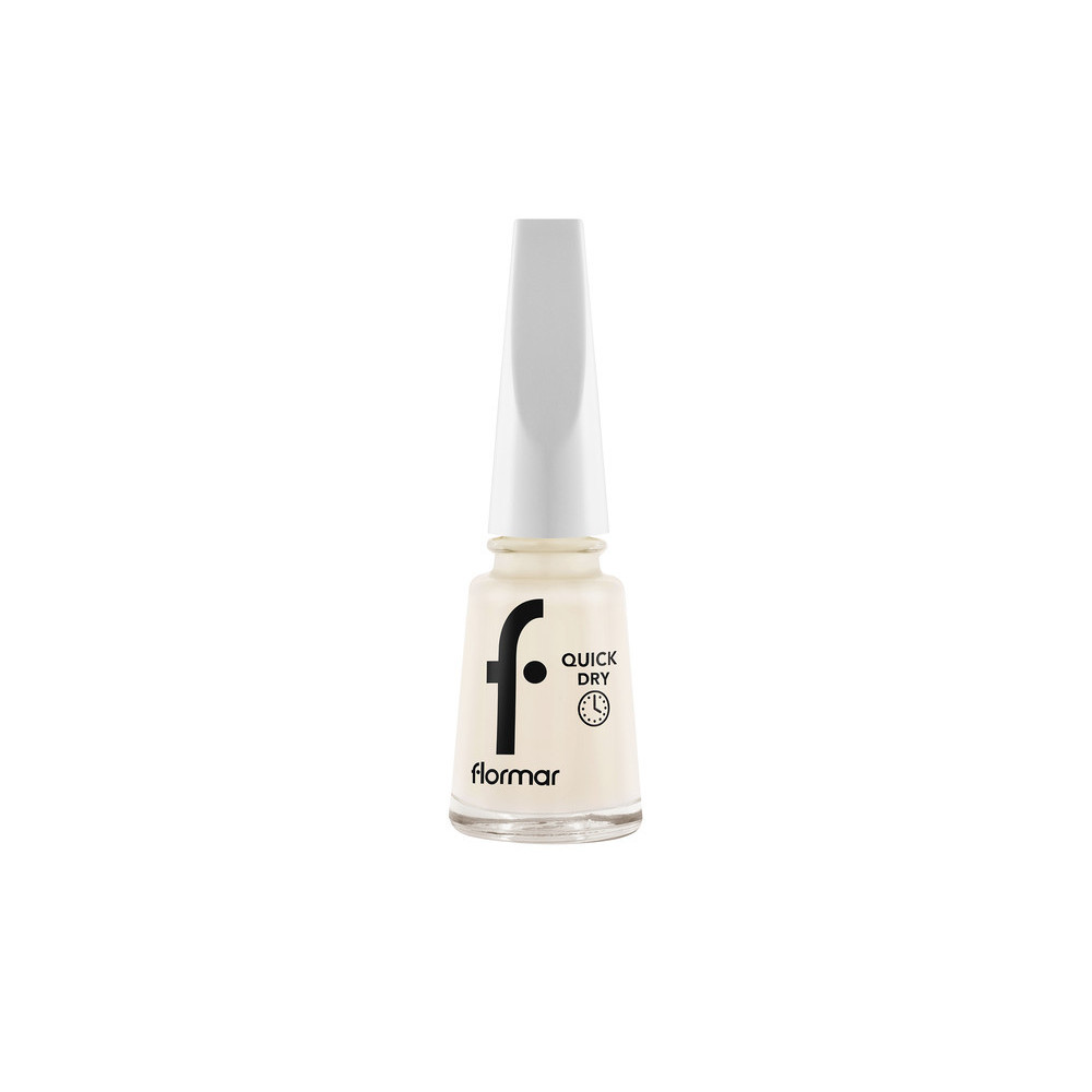 Flormar Quick Dry Nail Polish, 11 Vanilla Ice Cream New