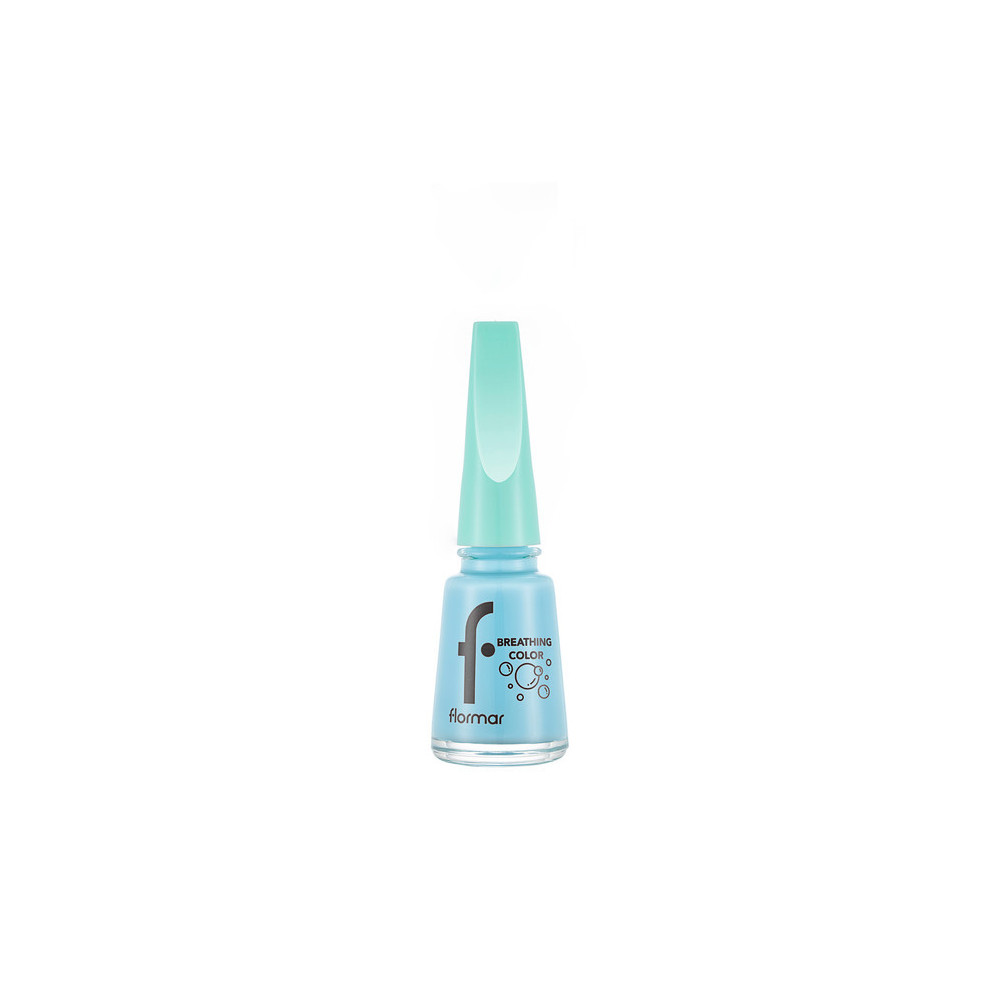 Flormar Breathing Color Nail Enamel Nail Polish, 014 Pretty Blue