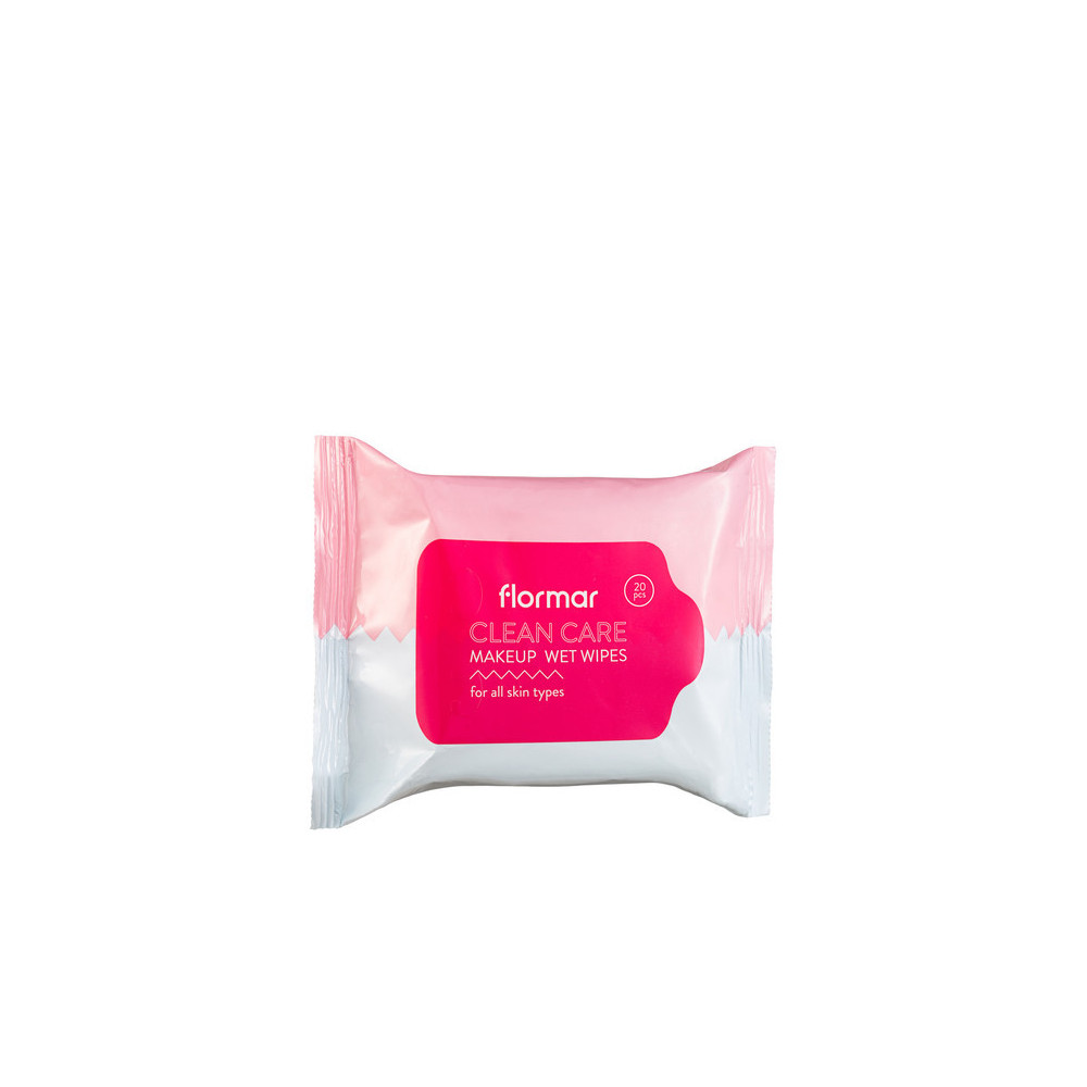 Flormar Clean Care Wet Wipes With 20 Wipes