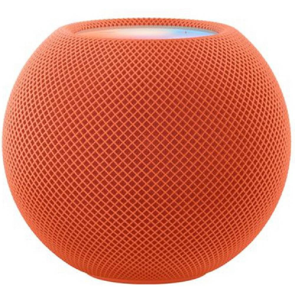 Apple HomePod Mini Speaker Full-Range Driver, Dual Passive Radiators, Wi-Fi & Bluetooth, Stereo Pairing, Orange MJ2D3