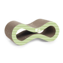 All For Paws Modern Infinity Cardboard Scratcher For Cats, Medium