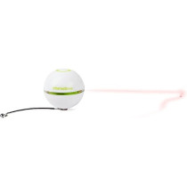 All For Paws Interactive Rolling Laser Cat Toy, White