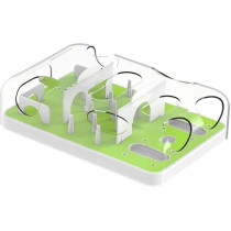 All For Paws Interactives Puzzle Cat Feeder, Green/White