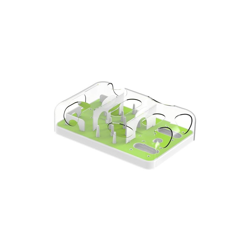 All For Paws Interactives Puzzle Cat Feeder, Green/White