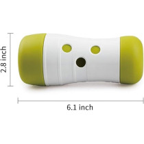 All For Paws Interactives Dog Treat Frenzy Roll Dispenser, Green/White