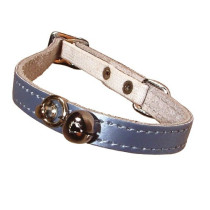 Bobby Irise Cat Collar With Small Bell, Blue Colour