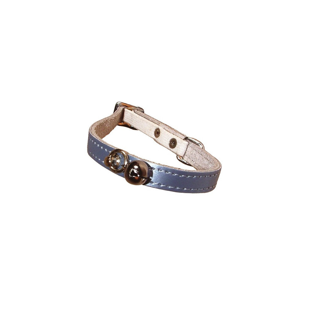 Bobby Irise Cat Collar With Small Bell, Blue Colour