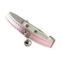 Bobby Irise Cat Collar With Small Bell, Pink Colour