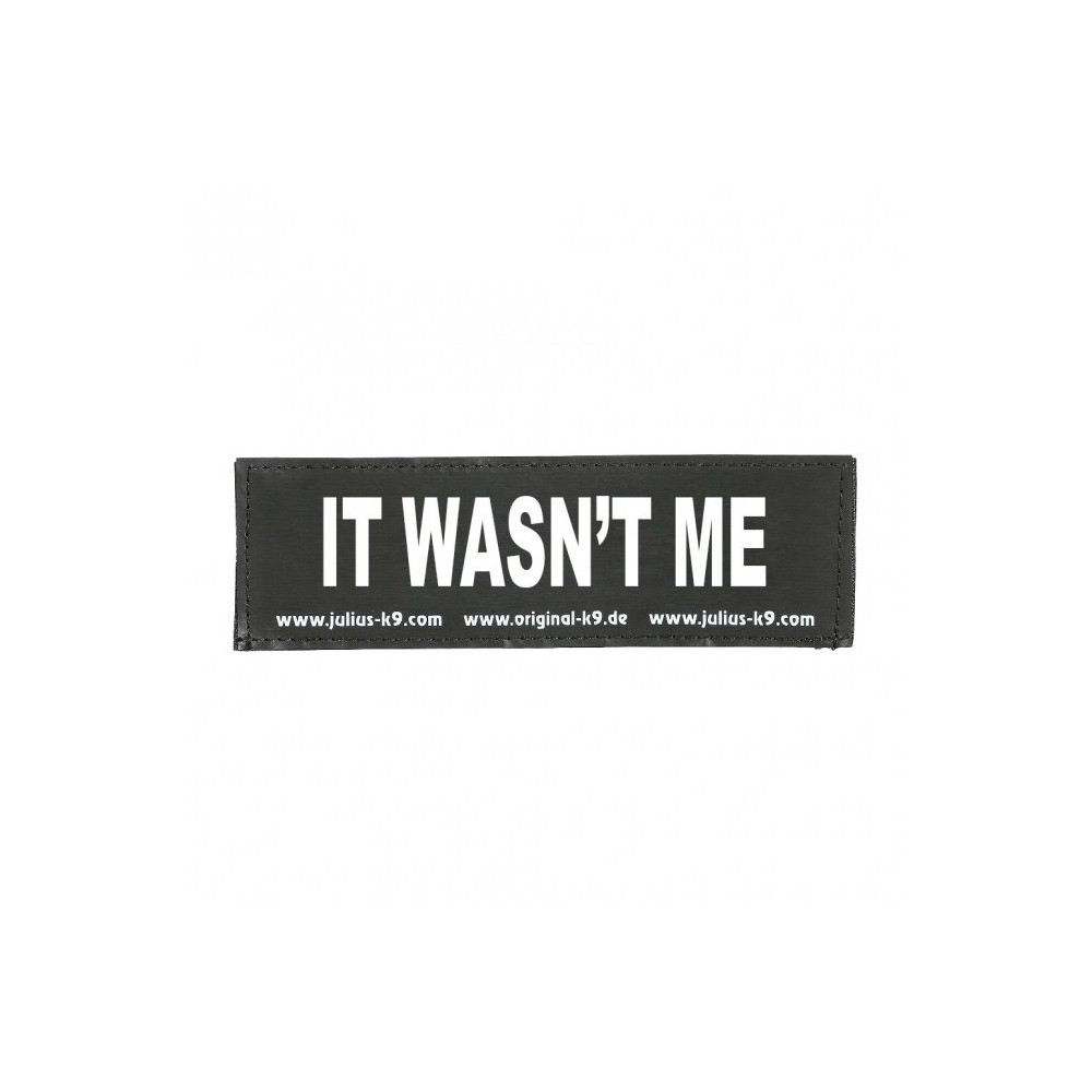 Julius-K9 IT WASN'T Me Patch For Dogs, Large