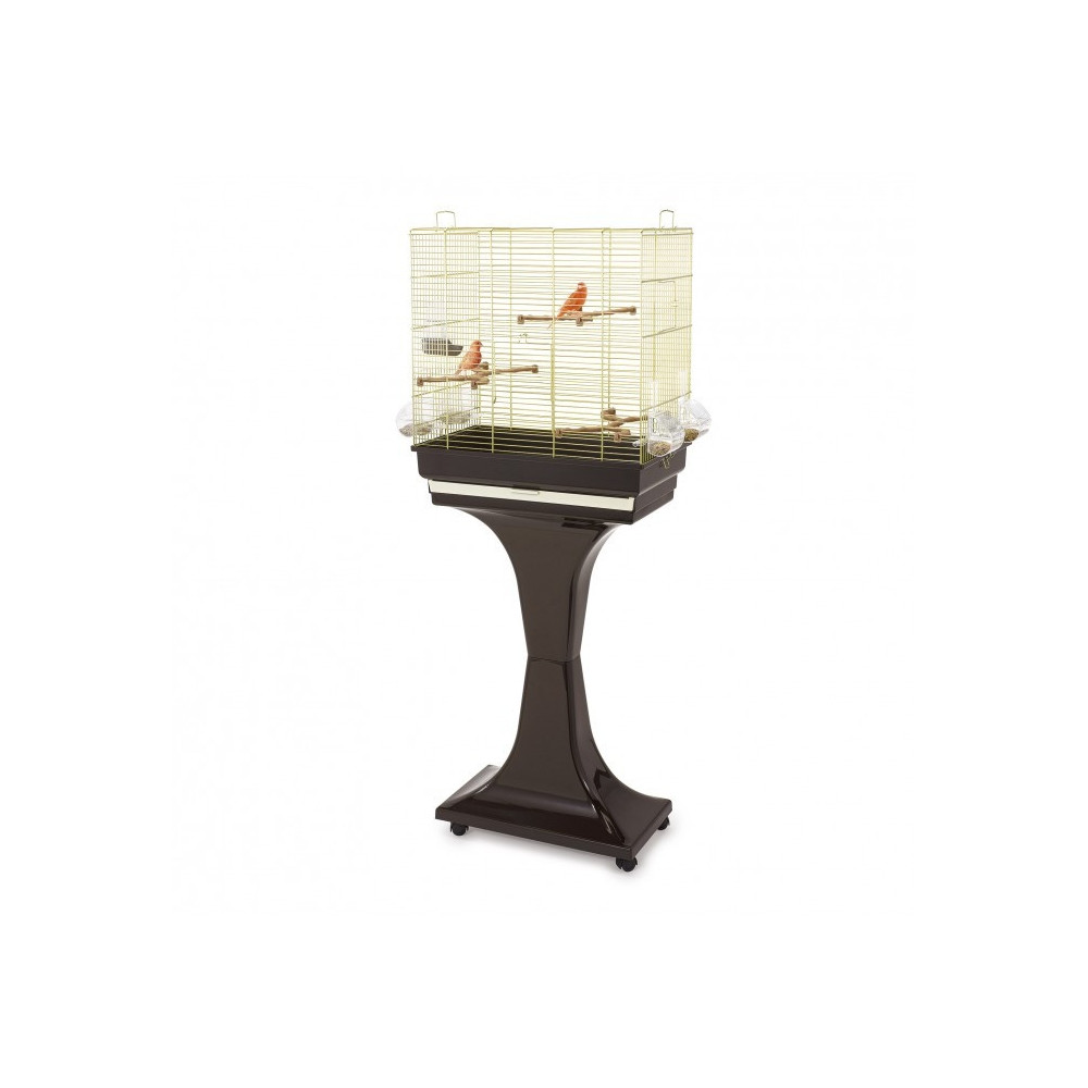Imac Camilla Cage For Canaries Parakeets And Exotic Birds, Gold, 50 X 30 X 57-129Cm