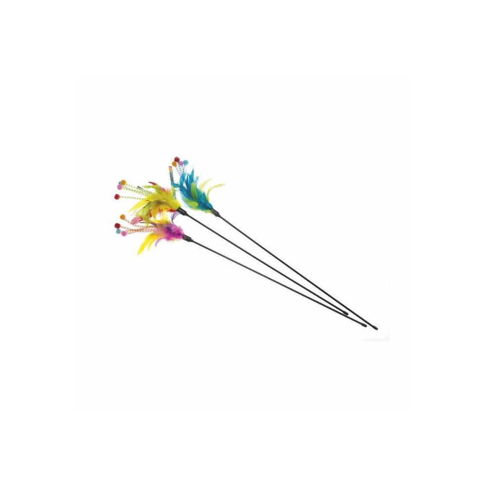 Imac Cat Toy Cane With Feathers, 50 Cm