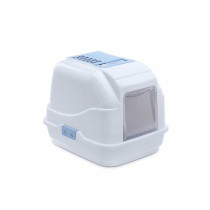 Imac Easy Cat Hooded Cat Toilets Toilet Box, Royal Blue, 50 x 40 x 40 Cm