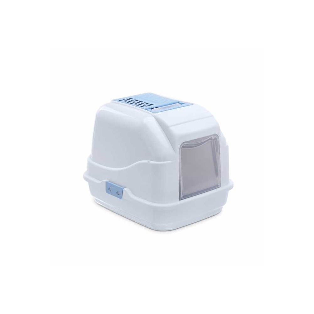 Imac Easy Cat Hooded Cat Toilets Toilet Box, Royal Blue, 50 x 40 x 40 Cm
