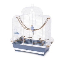 Imac Cage For Canaries Parakeets And Exotic Birds, Grey, 50 x 30 x 65 Cm