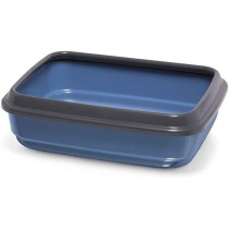 Imac Jerry Second Life Plastic-Cat Litter Tray, Blue, 50 x 40 x 14.5 Cm