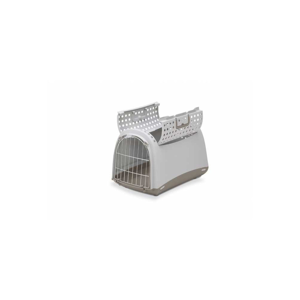 Imac Linus Cabrio Carrier For Cats And Dogs, 50 x 32 x 34.5 Cm, Grey