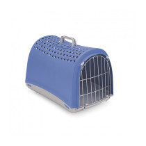 Imac Linus Carrier For Cats And Dogs, Elegant Design Non-Toxic Resistant Plastic, Blue, 50 x 32 x 34.5 Cm