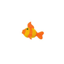 Imac Mesh Toy Fish For Pets, 23 x 13 x 6 Cm, Yellow And Orange