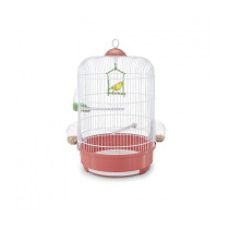 Imac Milly Cage For Canaries, White And Red, 48 x 33 Cm