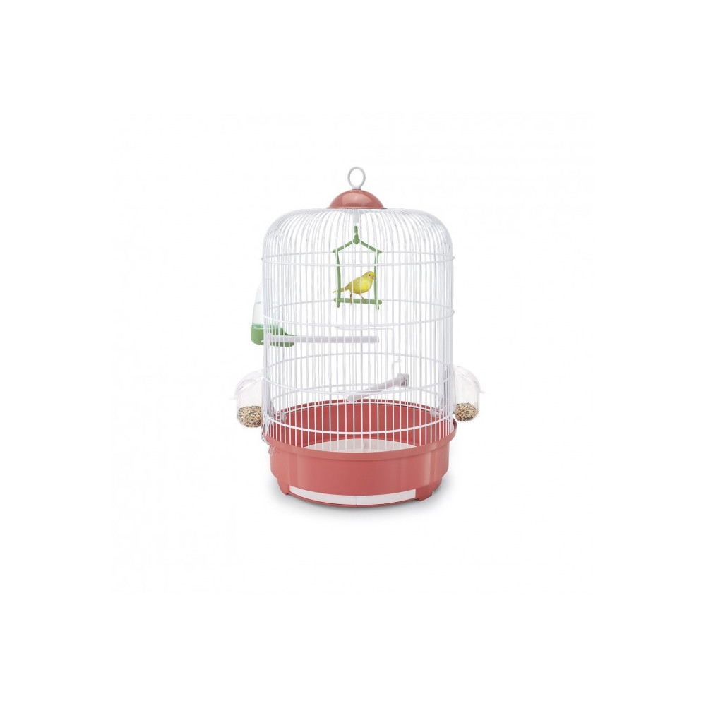 Imac Milly Cage For Canaries, White And Red, 48 x 33 Cm