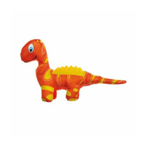 Imac Plush Dino With Plastic Back Dog Toy, 37 x 23 Cm