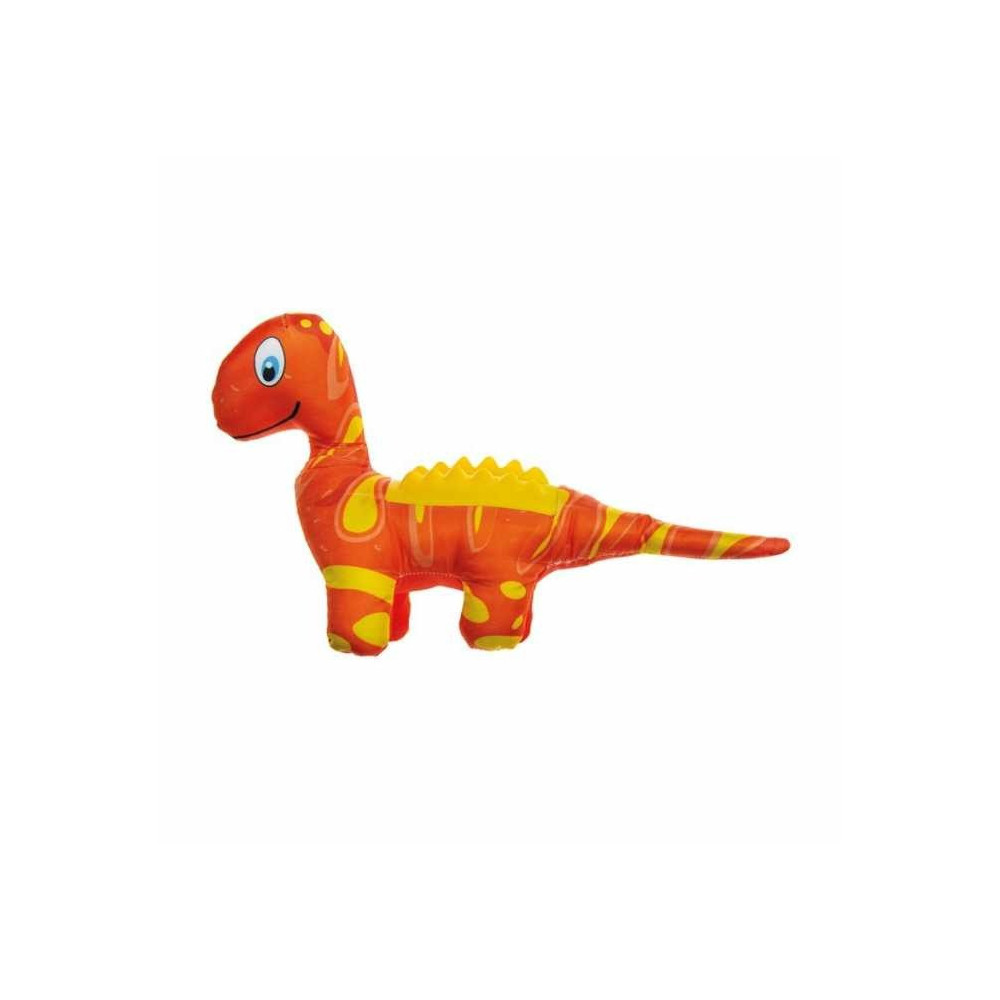 Imac Plush Dino With Plastic Back Dog Toy, 37 x 23 Cm