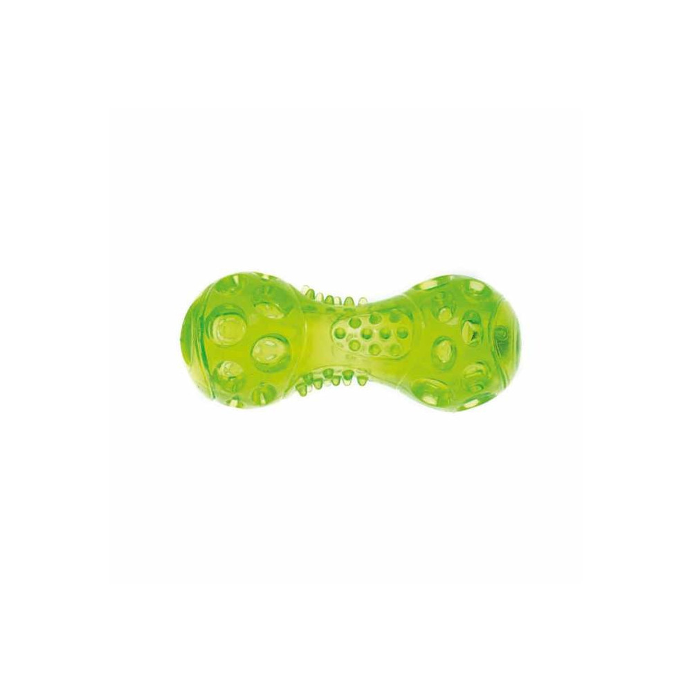 Imac Tpr Bone Toy For Dog, 14.2 x 5.8 x 5.8 Cm, Green