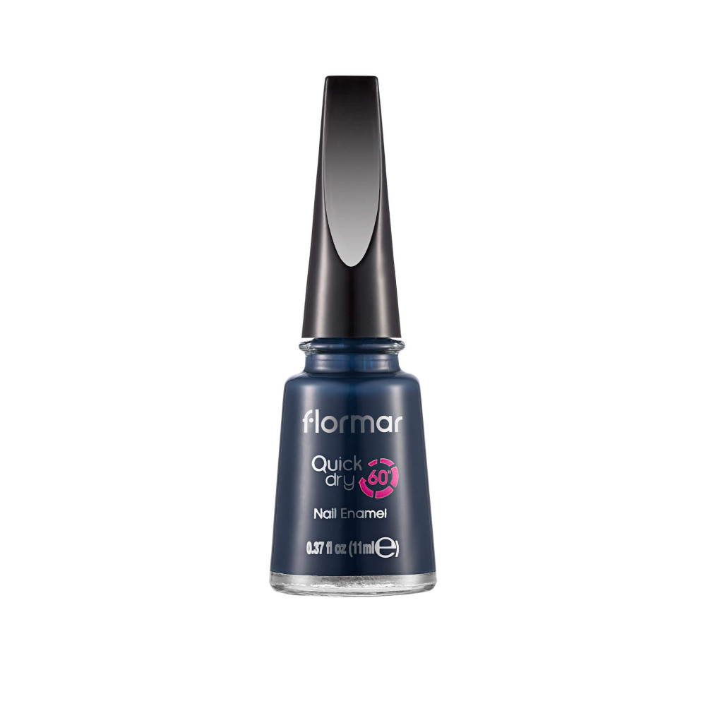 Flormar Quick Dry Nail Enamel Nail Polish, QD16 Storm In Heart, 11ml