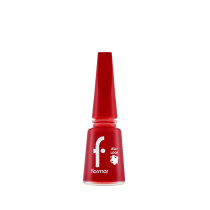 Flormar Jelly Look Nail Enamel Nail Polish, JL05 Fire Red