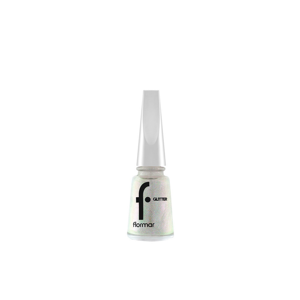 Flormar Glitter Nail Polish, 26 Snow Globe