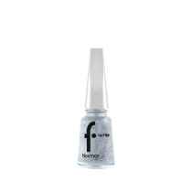 Flormar Glitter Nail Polish, 38 Holographic Silver