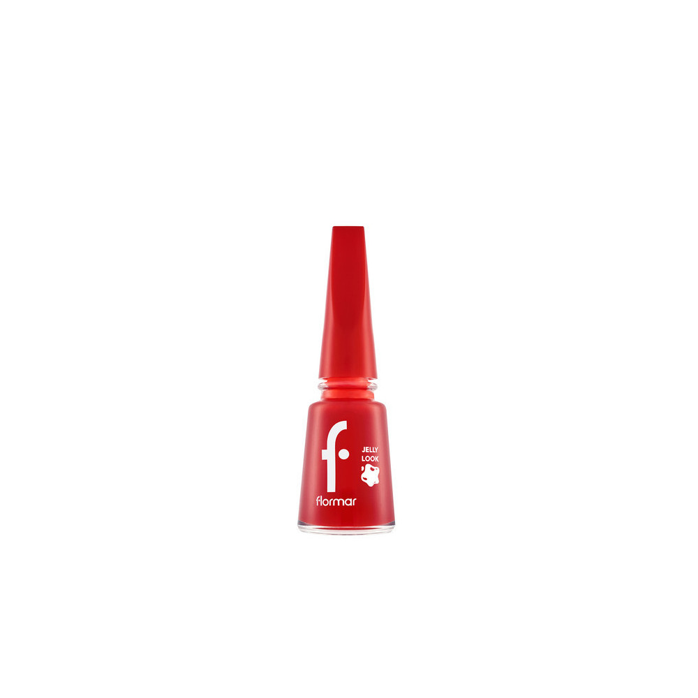 Flormar Jelly Look Nail Enamel Nail Polish, JL04 Scarlet